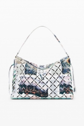 MiddelgrotegeperforeerdeschoudertasCollage