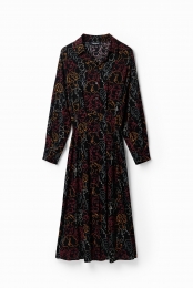 Midi-blousejurkgezichten