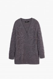 Oversizedgebreidvest