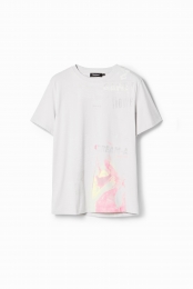 KatoenenT-shirtmetkranten