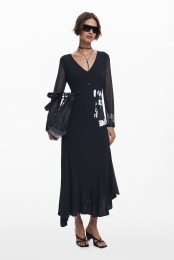 Gerimpeldekrantenjurk