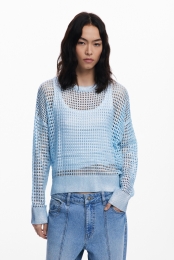 Metallischeajourtrui