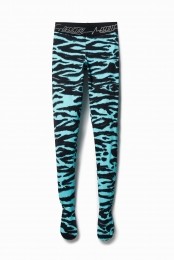Slimfitleggingmetdierenprint