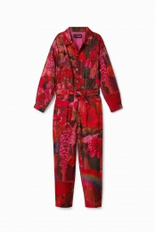 Langejumpsuitmetprintvantuin