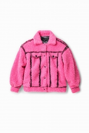 Oversizedjackmetschapenvacht