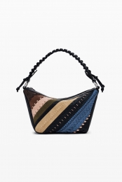 Middelgrotepatchwork-schoudertas