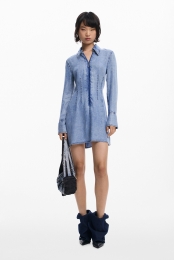 Denimjurkmetlangemouwen