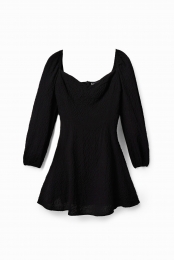 Kortwijduitlopendslimfitjurkje