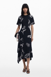 Asymmetrischejurkmetbloemstrepen