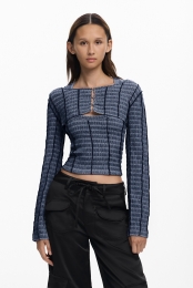 T-shirtmetafneembaretextuur