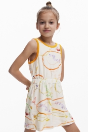 Kortejumpsuitmetstrepen