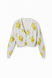 Kortegebreidecardiganmetzonnen