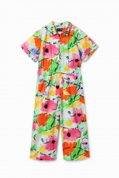Langegebloemdejumpsuit