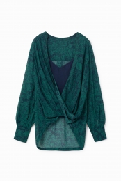 Dubbeleblousemetoverslagaandevoorkant