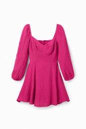 Kortwijduitlopendslimfitjurkje