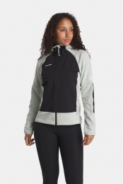 MammutMassoneMLHoodedFleecevestDamesGrijs