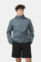 MammutDucanLightHoodedHardshellJasGrijs