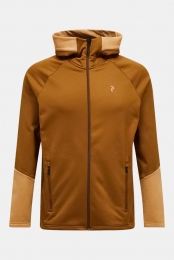 PeakPerformanceRiderEssentialsZipHoodFleecevestBruin