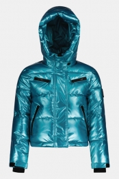 SuperRebelSpicyGirlsHoodedMetallicSki-JasJuniorBlauw