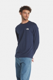 TheNorthFaceSimpleDomeLSTeeShirtBlauw