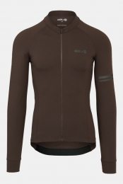 AGUSolidJerseyLSPerformanceFietsshirtBruin