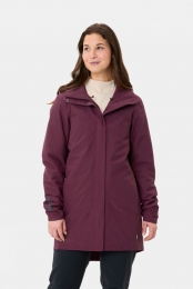 VaudeCyclistPaddedParkaIIDamesPaars