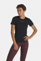 RhnischJacquardSSTopT-ShirtDamesZwart