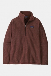 PatagoniaBetterSweater14ZipFleecetruiDamesRood