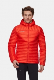 MammutBroadPeakLightInsulatedHoodedJasRood