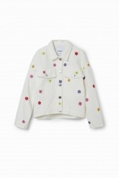 Denimtruckerjackmadeliefjes