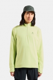 OdloMidLayer12ZipEssentialThermalGroen