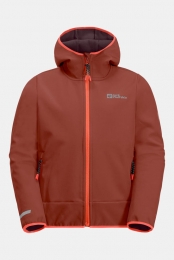 JackWolfskinActamicSoftshellJasJuniorOranje