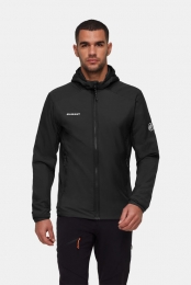 MammutRimeLightInsulatedHybridHoodedJasZwart