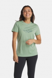 icebreakerMerino150TechLiteSunriseSumitT-shirtDamesGroen