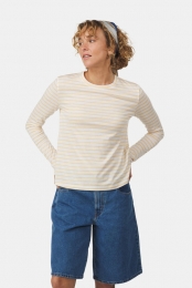AyacuchoWomensLongSleeveStripedT-ShirtGeel