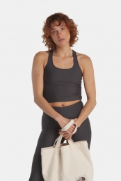 RhnischRibbedRTankDamesGrijs