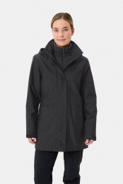 VaudeIdris3-In-1IVParkaDamesZwart