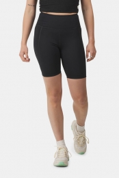 GirlfriendCollectiveHigh-RiseBikeShortDamesZwart