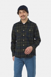 BuitenmensFlannelMeltonRuitBlouseGroen