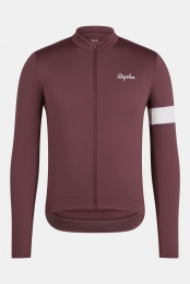 RaphaCoreThermalLongSleeveJerseyFietsshirtPaars