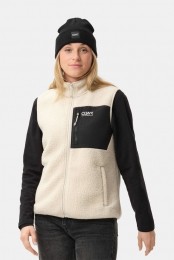 ColourwearWPileFleecevestDamesWit