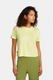 icebreakerTechLiteIIICropT-shirtDamesGeel