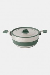 SeaToSummitDetourStainlessSteelCollapsiblePot3LGroen