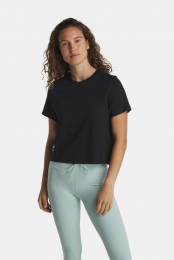 MammutMassoneT-ShirtCroppedWomenPatchZwart