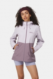 JackWolfskinWeiltal2LHardshellJasDamesPaars