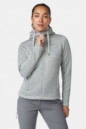 AyacuchoGrangeFleeceHoodyFleecevestDamesGrijs