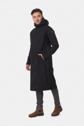 AGUAguWinterCitySlickerRainCoatUrbanUnisexZwart