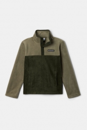 ColumbiaSteensMountianII14SnapFleecetruiJuniorGroen