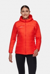 MammutBroadPeakLightInsulatedHoodedDonsjasDamesRood