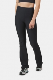 RhnischRibbedRFlareHWTightDamesZwart